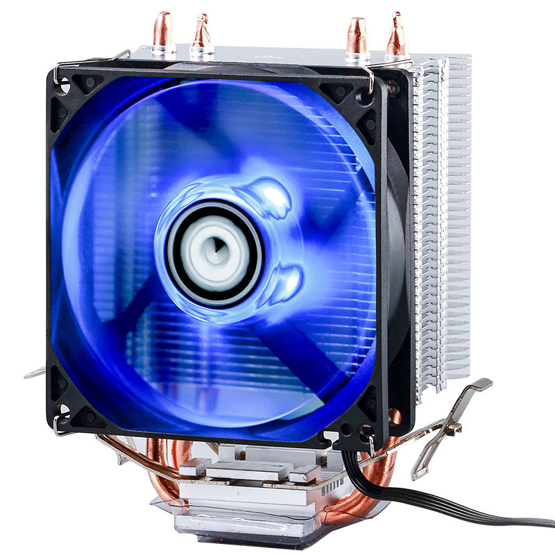 id-cooling se-902x蓝光 台式风冷散热器 塔式侧吹cpu散热器