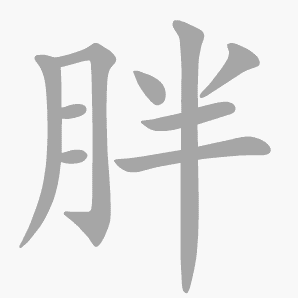 胖是什么意思|胖怎么读_笔顺_拼音_笔画_新华字典