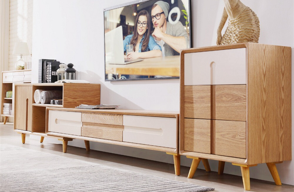 深扒简系客厅,北欧风电视柜诠释简雅净心生活