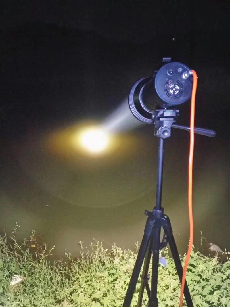 氙气钓鱼灯夜钓灯120ah锂电组200w大功率黑坑竞技版疝气灯