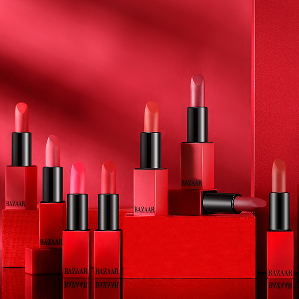 芭莎红口红套装