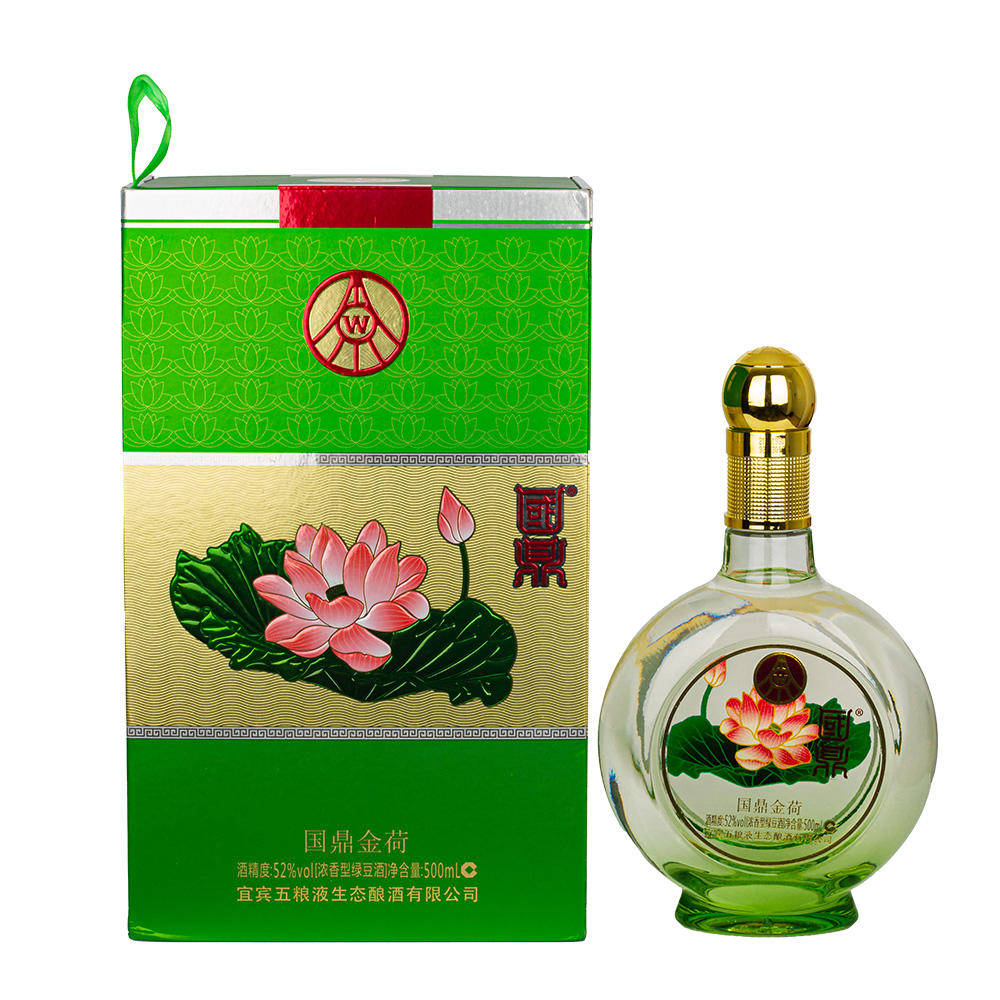 五粮液出品52°国鼎金荷3号浓香型白酒500ml