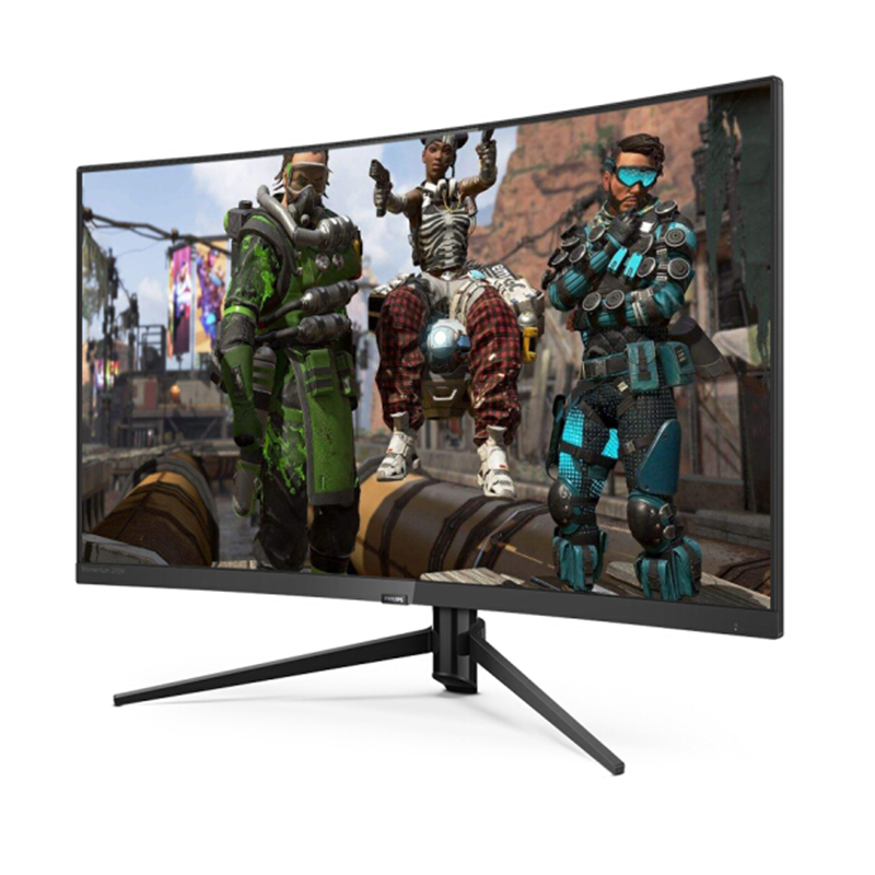 飞利浦275m7c 27寸2k分辨率1800r曲面va面板144hz电竞显示器