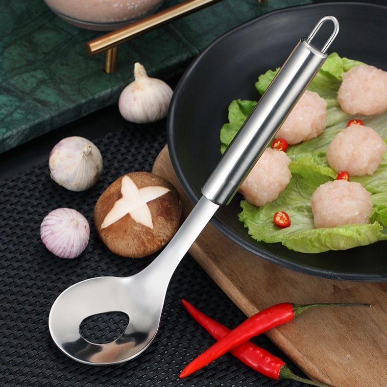 不锈钢肉丸子制作器压肉丸器鱼丸虾滑菜丸子做炸丸子神器家用工具