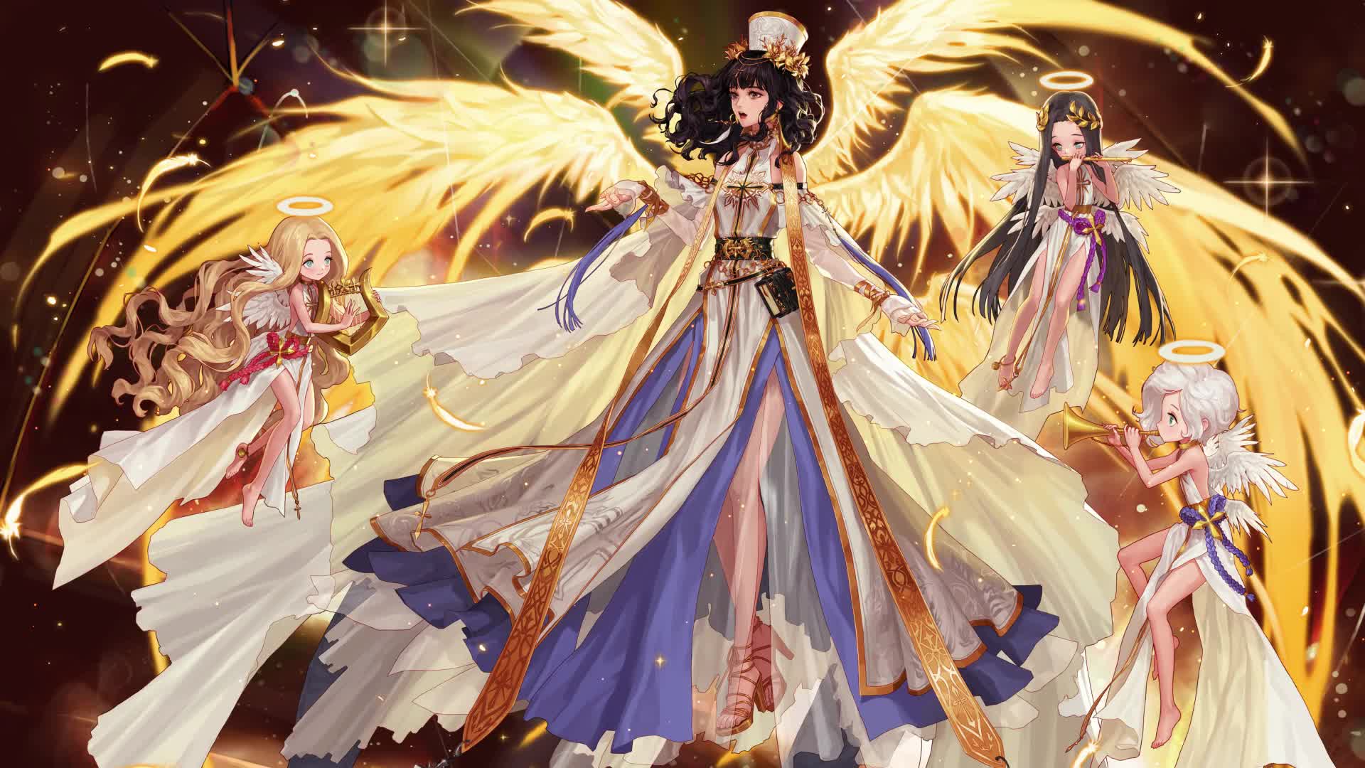 dnf炽天使二觉原画鉴赏接受神旨的光之使者