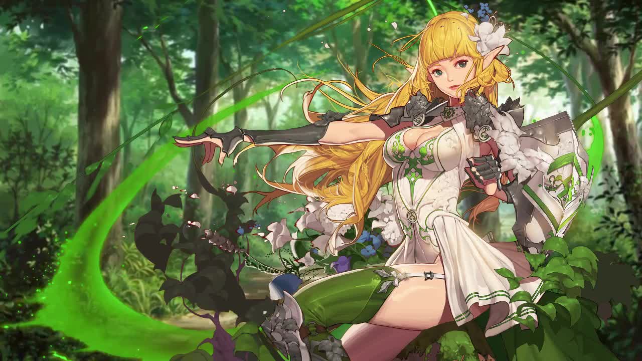 dnf精灵骑士二觉原画鉴赏柰子就是输出